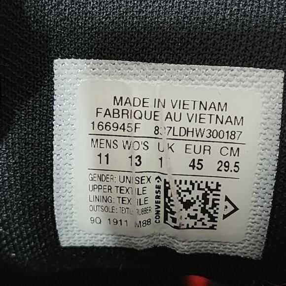 Converse Chuck Taylor All-Star High Street Men's Athletic Shoes Size 11 Red - Picture 9 of 9